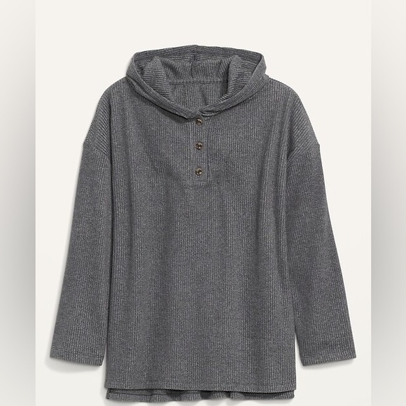 Old Navy Grey Oversized Pants and Hoodie Lounge Set - Size L - Picture 2 of 7